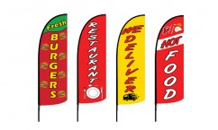 Burger Feather Flags